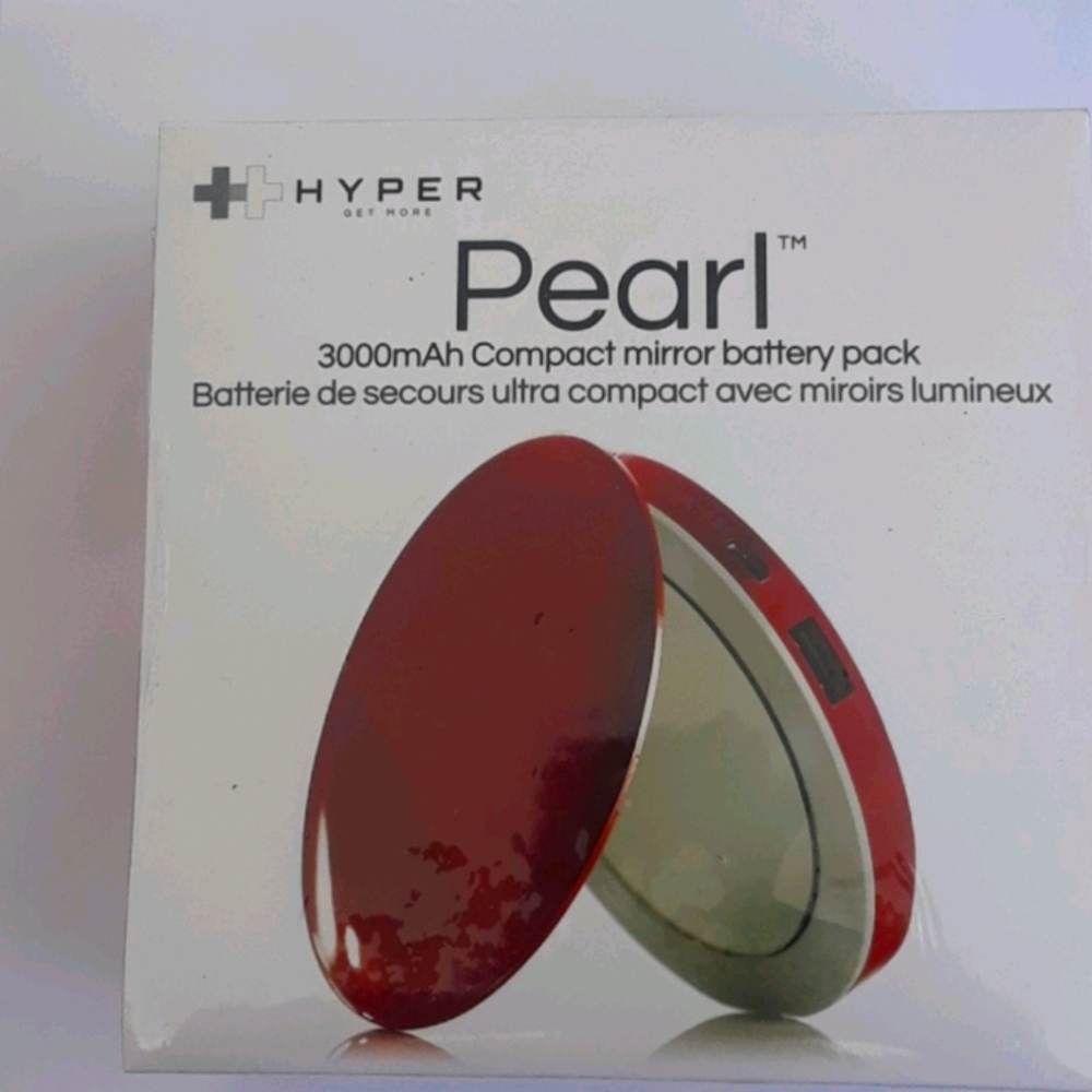 COPY - Pearl  lighted compact and phone charger